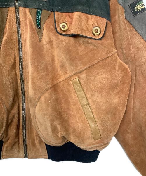 古着（フルギ）古着 (フルギ) スウェードジャケット ブラウン サイズ:Sの古着・服飾アイテム