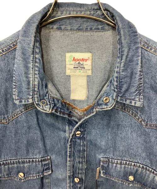 SHOOTER（-）SHOOTER (-) 長袖シャツ ブルー サイズ:-の古着・服飾アイテム