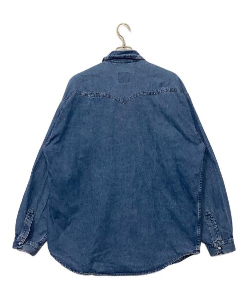 SHOOTER（-）SHOOTER (-) 長袖シャツ ブルー サイズ:-の古着・服飾アイテム