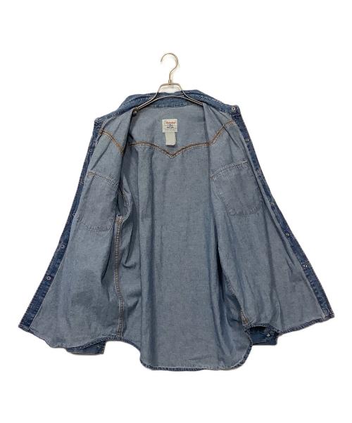 SHOOTER（-）SHOOTER (-) 長袖シャツ ブルー サイズ:-の古着・服飾アイテム