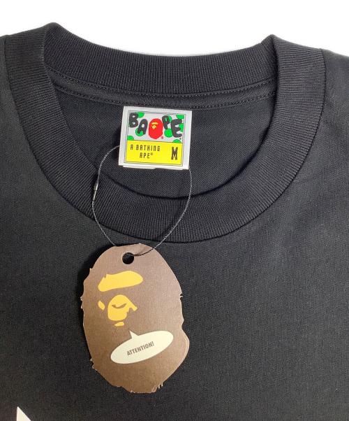 A BATHING APE（アベイシングエイプ）A BATHING APE (アベイシングエイプ) 半袖カットソー ブラック サイズ:Mの古着・服飾アイテム
