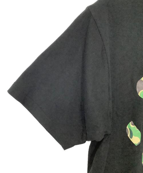 A BATHING APE（アベイシングエイプ）A BATHING APE (アベイシングエイプ) 半袖カットソー ブラック サイズ:Mの古着・服飾アイテム