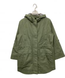 PAUL & JOE×AIGLE（ポール アンド ジョー×エーグル）の古着「フーデットコート」｜グリーン