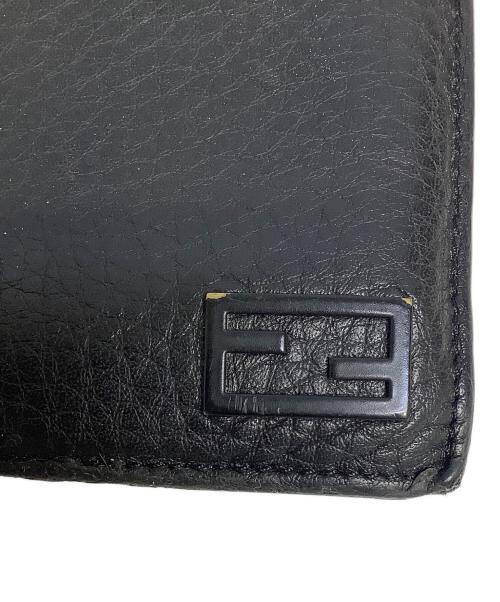 FENDI（フェンディ）FENDI (フェンディ) 2つ折り財布 ブラックの古着・服飾アイテム