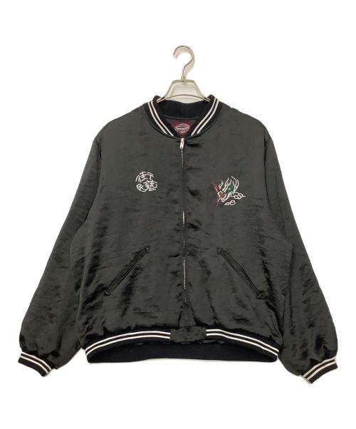 TOWN CRAFT（タウンクラフト）TOWN CRAFT (タウンクラフト) FREAK'S STORE (フリークスストア) スカジャン ブラック サイズ:Mの古着・服飾アイテム