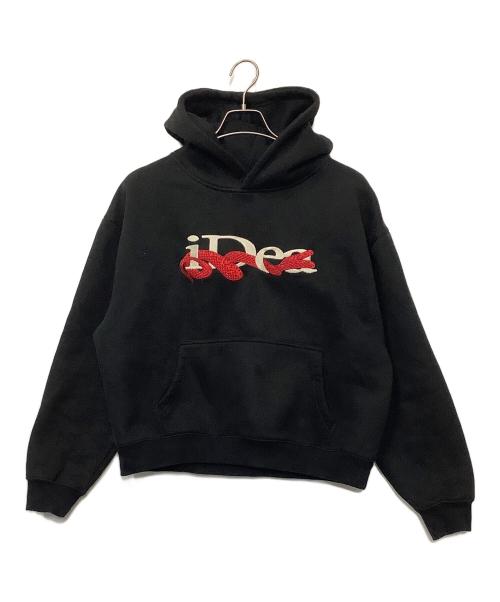 ideaswam（イデアスワム）IDEASWAM (イデアスワム) スネークロゴパーカー ブラック サイズ:Mの古着・服飾アイテム
