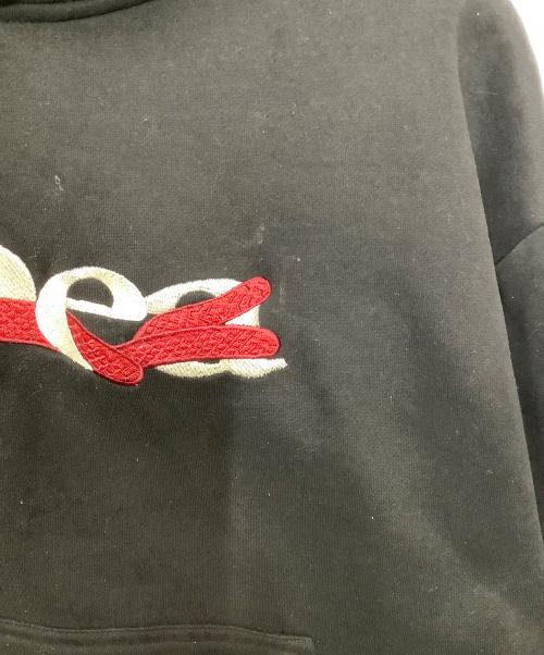 ideaswam（イデアスワム）IDEASWAM (イデアスワム) スネークロゴパーカー ブラック サイズ:Mの古着・服飾アイテム