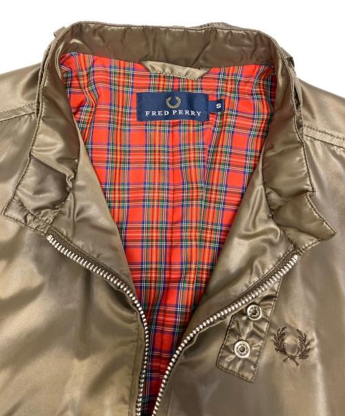 FRED PERRY（フレッドペリー）FRED PERRY (フレッドペリー) ナイロンジャケット ベージュ サイズ:Sの古着・服飾アイテム