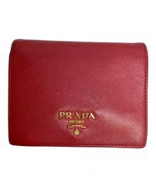PRADA（プラダ）の古着「2つ折り財布」｜ピンク