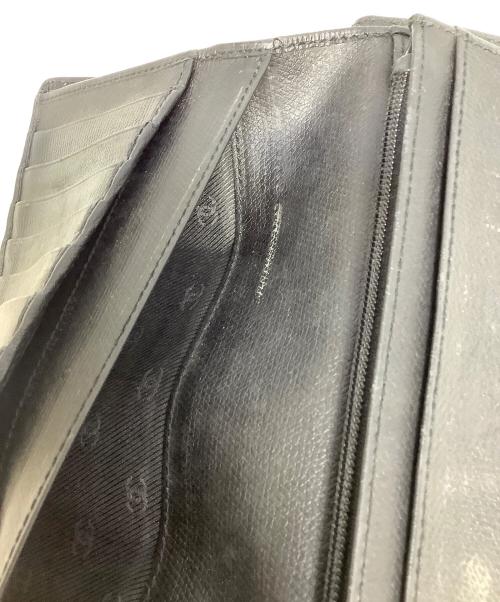 CHANEL（シャネル）CHANEL (シャネル) ココマーク2つ折り長財布 ブラックの古着・服飾アイテム
