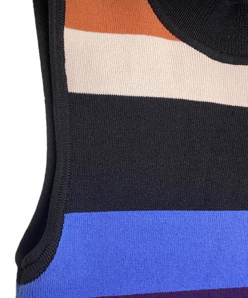 Diagram（ダイアグラム）DIAGRAM (ダイアグラム) ノースリーブ・キャミソールワンピース マルチカラー サイズ:36の古着・服飾アイテム