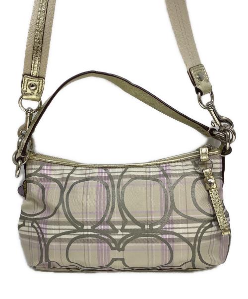 COACH（コーチ）COACH (コーチ) 2WAYバッグ ベージュの古着・服飾アイテム