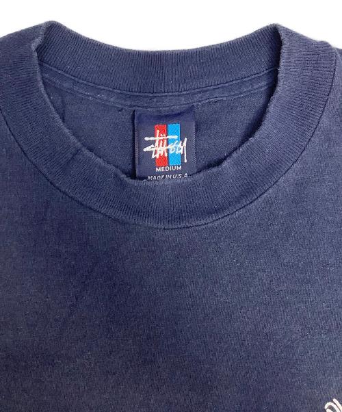 stussy（ステューシー）stussy (ステューシー) 半袖カットソー ネイビー サイズ:Mの古着・服飾アイテム