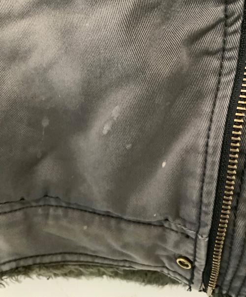 DIESEL（ディーゼル）DIESEL (ディーゼル) ボア付ミリタリージャケット グレー サイズ:Mの古着・服飾アイテム