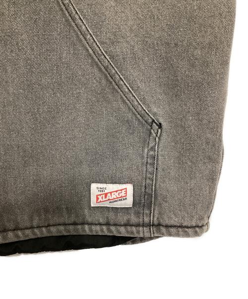 X-LARGE（エクストララージ）X-LARGE (エクストララージ) ジップベスト グレー サイズ:Mの古着・服飾アイテム
