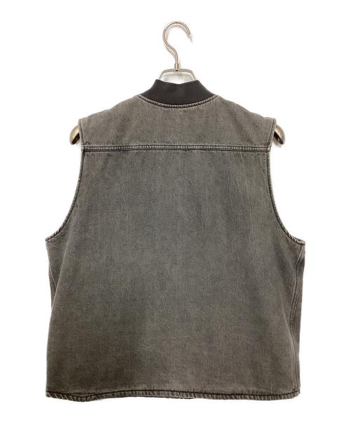 X-LARGE（エクストララージ）X-LARGE (エクストララージ) ジップベスト グレー サイズ:Mの古着・服飾アイテム