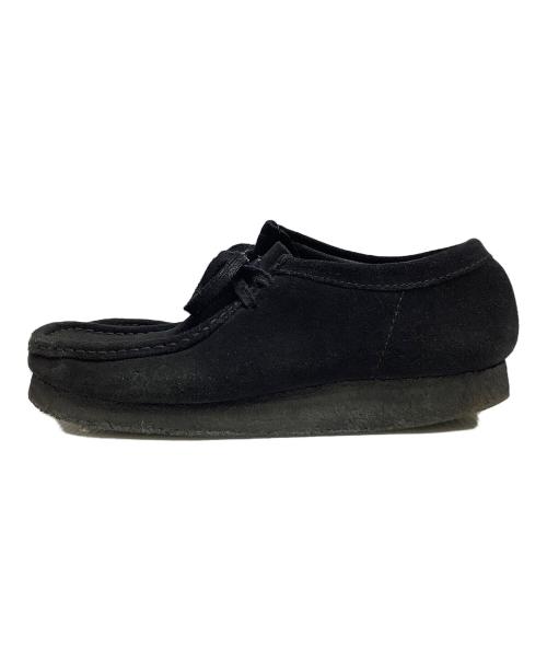 CLARKS ORIGINALS（クラークス オリジナルズ）Clarks Originals (クラークス オリジナルズ) ワラビースウェードシューズ ブラック サイズ:25.5cmの古着・服飾アイテム