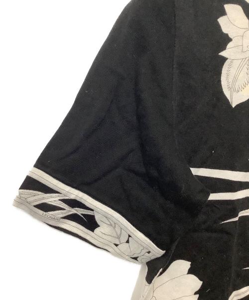 LEONARD FASHION（レオナールファッション）LEONARD FASHION (レオナールファッション) 半袖カットソー ブラック サイズ:LLの古着・服飾アイテム