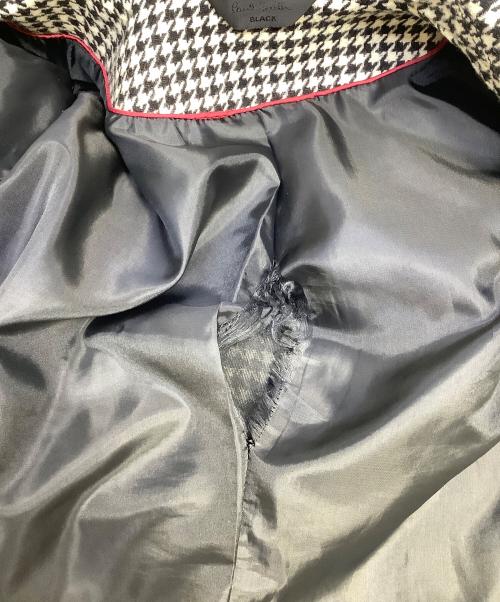 Paul Smith BLACK（ポールスミスブラック）Paul Smith BLACK (ポールスミスブラック) コート ホワイト×ブラック サイズ:不明の古着・服飾アイテム
