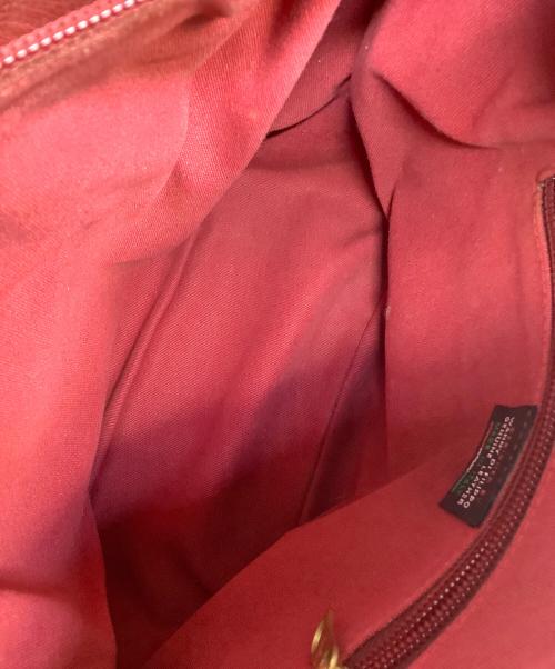 IL BISONTE（イル ビゾンテ）IL BISONTE (イル ビゾンテ) レザーショルダーバッグ レッドの古着・服飾アイテム