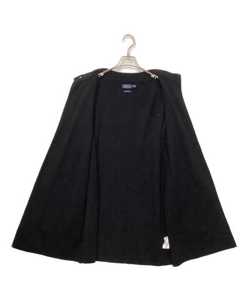 POLO RALPH LAUREN（ポロ・ラルフローレン）POLO RALPH LAUREN (ポロ・ラルフローレン) 厚手カーディガン ブラック サイズ:Sの古着・服飾アイテム