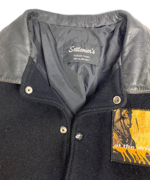 SETTLEMIER'S（セトルマイヤーズ）SETTLEMIER'S (セトルマイヤーズ) スタジャン ネイビー×ブラック サイズ:-の古着・服飾アイテム