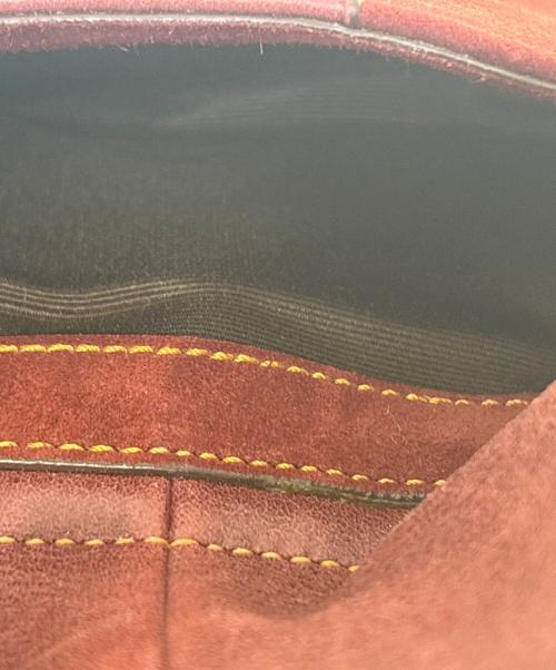 COACH（コーチ）COACH (コーチ) ワンショルダーバッグ ボルドー×ベージュの古着・服飾アイテム