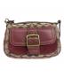 COACH（コーチ）の古着「ワンショルダーバッグ」｜ボルドー×ベージュ