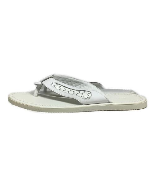 BOTTEGA VENETA（ボッテガベネタ）BOTTEGA VENETA (ボッテガベネタ) ビーチサンダル ホワイト サイズ:25.5cmの古着・服飾アイテム
