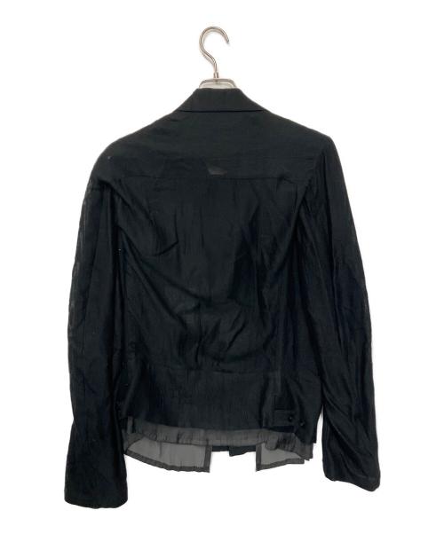 Yohji Yamamoto pour homme（ヨウジヤマモト プールオム）Yohji Yamamoto pour homme (ヨウジヤマモト プールオム) ジャケット ブラック サイズ:2の古着・服飾アイテム