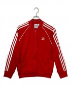 adidasアディダス）の古着「トラックジャケット」｜レッド