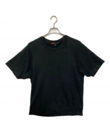 YOHJI YAMAMOTO（ヨウジヤマモト）の古着「半袖カットソー」｜ブラック