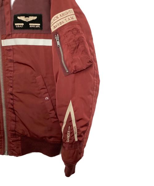 AVIREX（アヴィレックス）AVIREX (アヴィレックス) MA-1フライトジャケット レッド サイズ:Lの古着・服飾アイテム