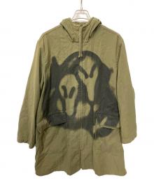 SUPREME×YOHJI YAMAMOTO（シュプリーム×ヨウジヤマモト）の古着「フーデッドコート」｜カーキ×ブラック