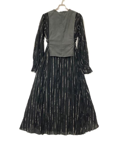 Ameri（アメリ）AMERI (アメリ) 長袖ワンピース ブラック サイズ:Mの古着・服飾アイテム