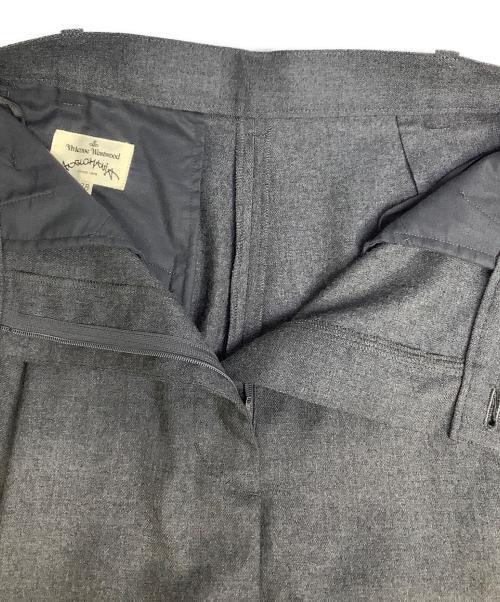 Vivienne Westwood（ヴィヴィアンウエストウッド）Vivienne Westwood (ヴィヴィアンウエストウッド) ウールパンツ グレー サイズ:38の古着・服飾アイテム
