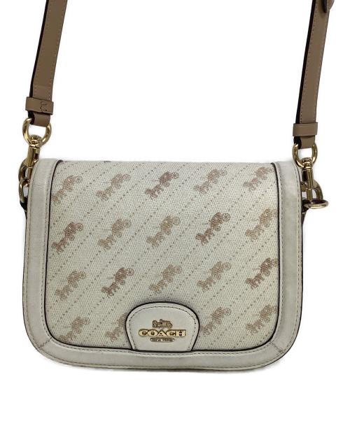 COACH（コーチ）COACH (コーチ) ショルダーバッグ アイボリーの古着・服飾アイテム