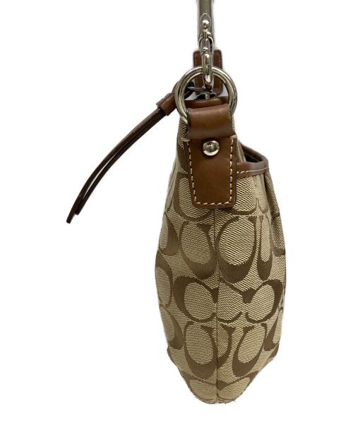 COACH（コーチ）COACH (コーチ) ショルダーバッグ ベージュ×ブラウンの古着・服飾アイテム