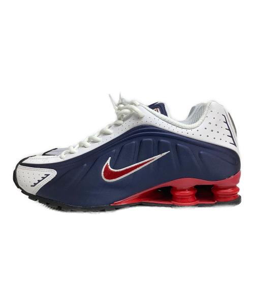 NIKE（ナイキ）NIKE (ナイキ) SHOX R4 ネイビー×ホワイト サイズ:27cmの古着・服飾アイテム