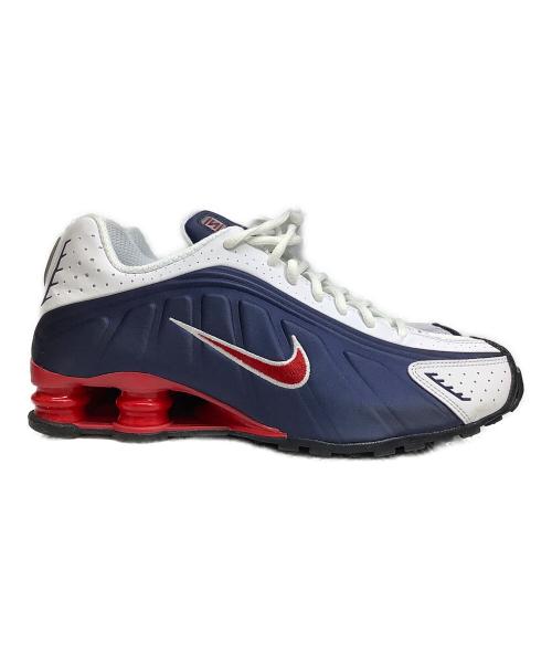 NIKE（ナイキ）NIKE (ナイキ) SHOX R4 ネイビー×ホワイト サイズ:27cmの古着・服飾アイテム