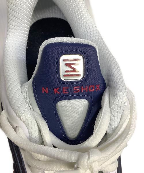 NIKE（ナイキ）NIKE (ナイキ) SHOX R4 ネイビー×ホワイト サイズ:27cmの古着・服飾アイテム