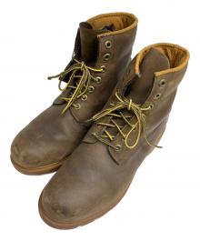 Timberland（ティンバーランド）の古着「レースアップブーツ」｜ブラウン