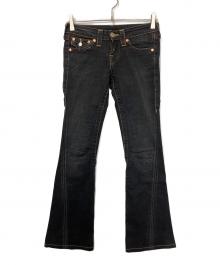 TRUE RELIGION（トゥルー レリジョン）の古着「フレアデニム」｜ブラック