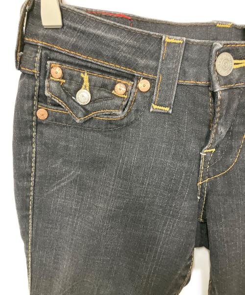 TRUE RELIGION（トゥルー レリジョン）TRUE RELIGION (トゥルー レリジョン) フレアデニム ブラック サイズ:W25の古着・服飾アイテム