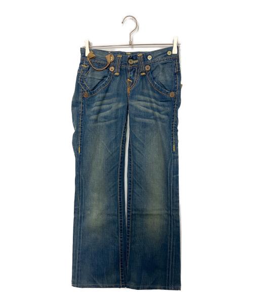 TRUE RELIGION（トゥルー レリジョン）TRUE RELIGION (トゥルー レリジョン) ストレートデニムパンツ インディゴ サイズ:W24の古着・服飾アイテム