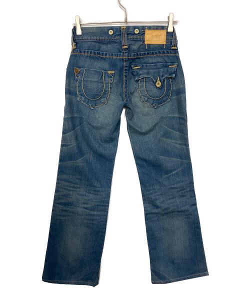 TRUE RELIGION（トゥルー レリジョン）TRUE RELIGION (トゥルー レリジョン) ストレートデニムパンツ インディゴ サイズ:W24の古着・服飾アイテム