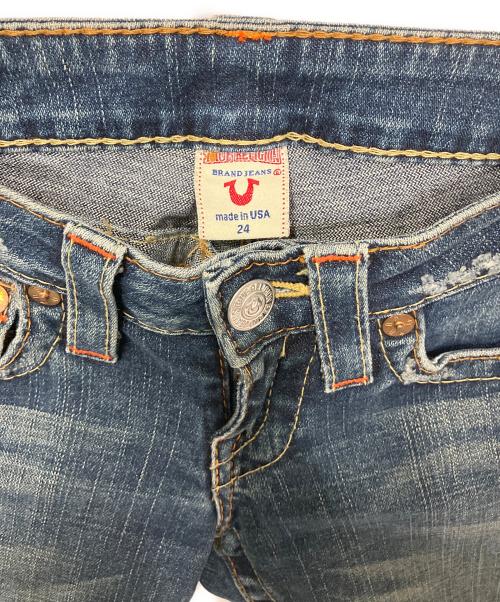 TRUE RELIGION（トゥルー レリジョン）TRUE RELIGION (トゥルー レリジョン) フレアデニム インディゴ サイズ:W24の古着・服飾アイテム