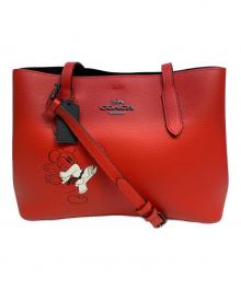 COACH×DISNEY（コーチ×ディズニー）の古着「2WAYショルダーバッグ」｜レッド