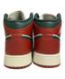 NIKE (ナイキ) AIR JORDAN 1 MID レッド×ホワイト サイズ:24.5cm 未使用品：11000円