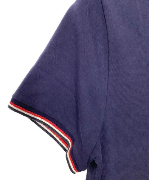 MONCLER（モンクレール）MONCLER (モンクレール) 半袖カットソー ネイビー サイズ:Mの古着・服飾アイテム